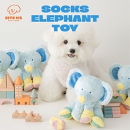 Bite Me Socks Elephant Nosework Toy ของเล่นสำหรับสัตว์เลี้ยง นำเข้าจากเกาหลี