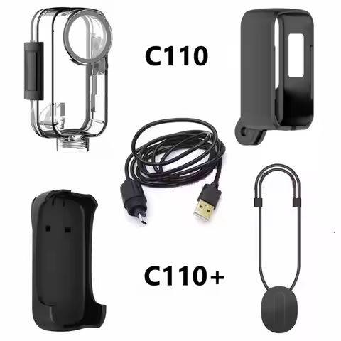 For SJCAM C110+ C110 Accessories Camera Waterproof Case /Cable for SJCAM Protective Cover Protect Fr