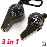 Survival Whistle with Compass Emergency Rescue Whistle Outdoor Camping Hiking Survival Whistle