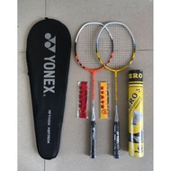 BATMINTON RACKET COMPLETE PACKAGE 23 LBS + BAG + 2 HANDGRIP + SHUTTLECOCK
