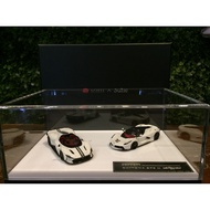 1/64 DMH Ferrari Daytona SP3 LaFerrari Set White [MGM]