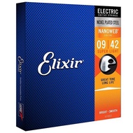 Elixir 12002 Nanoweb Coated Electric Guitar String Super Light (009-042)