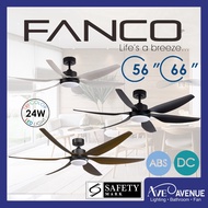 Fanco Heli 6-Blades DC Ceiling Fan with Remote Control and LED 3-Tone Colour Light