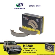 Super Grip Rear Brake Shoe - Toyota Land Cruiser HZJ76 - K2280 (1 set)