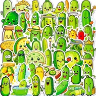 Pickle sticker pickle sticker pickle Sour Cucumber Marker Cartoon Graffiti Decorative 50 Stickers