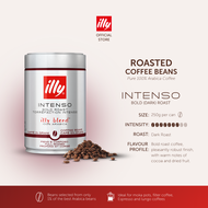illy Whole Bean Coffee 250g - Intenso (Dark Roast) / Classico (Medium Roast) / Decaffeinated