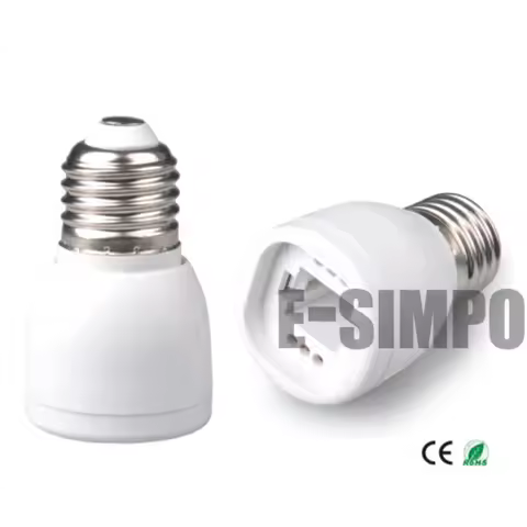 1pc E27/E26 To G23 G24 CFL Bulb Base Light Socket Lampholder Converter Adapter,2/4P G24 G23 Fit,GX23