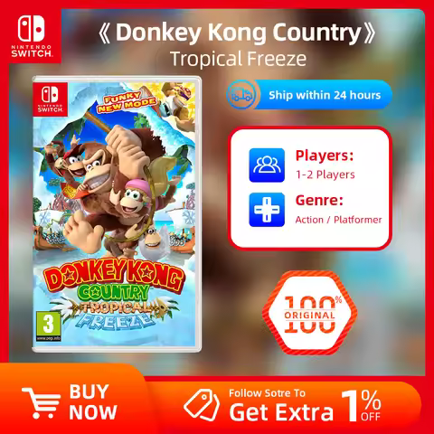 Nintendo Switch Game Deals Donkey Kong Country Tropical Freeze TV Tabletop Handheld for Switch OLED