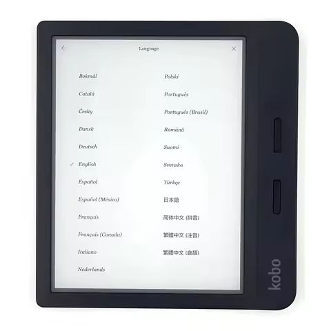KOBO Libra H2O e-Reader ebook 7” 300PPI N873 IPX8 Waterproof Carta HD EInk screen ComfortLight PRO k