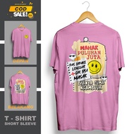 Baju t-shirt KAOS KATA KATA MAHAR PULUHAN JUTA DEPAN BELAKANG VIRAL TERBARU KEKINIAN cotton S-5XL