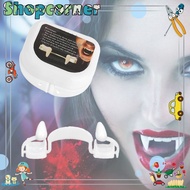 Gigi Vampire Palsu Retractable Vampire Fangs Teeth Untuk Dekorasi Halloween / Cosplay