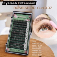 MATA Russian DD curly eyelashes Size 13mm Eyelash Extension/