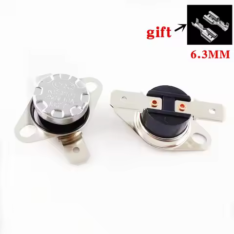 1PCS Normally Open KSD301 10A 250V 0-160 degree Normally Closed Bakelite KSD-301 Temperature Switch 