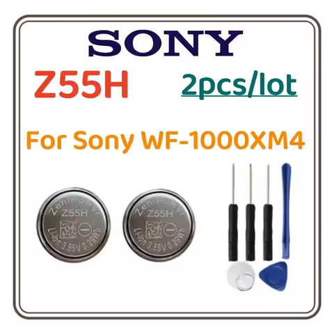 2Pcs/Lot Original Battery New Z55H Replacement CP1254 1254 for Sony WF-1000XM4 XM4 Bluetooth Headset
