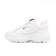 Fila Distracer Heart Women Casual Shoes Classic Retro Time Thick-Soled Daddy Love White Pink [5-C112Y-128]