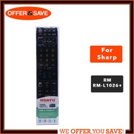Sharp Huayu TV/LED/LCD  Universal Remote Control For LCD/LED TV (RM-L1026+1)