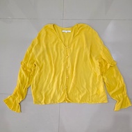 Forwarding Urban Revivo Front Button Shirt EUR36 Chest-46 Yellow
