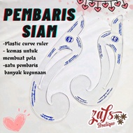 Pembaris Siam / Curve Ruler