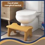 Toilet Stool CW Healthy Stool Toilet Stool Toilet Stool Footrest Adult Size 39cm x 21cm x 21cm x 17cm