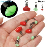 AMETHYSTVY 10pcs/bag Slider Beads  Line Rigs Tackle Accessories Durable Zig Pulley Clip
