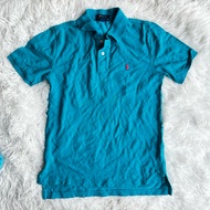 Blue polo ralp Shirt Pink Horse Embroidered 1 Label Attached m