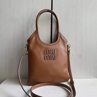 Imported Cowhide Mini Isetan Limited Tote Bag Full Leather Genuine Leather Shoulder Bag Diagonal Sho