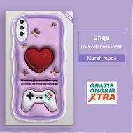 Jinouwe Samsung A33 A50 A51 A52 A54 5G A50S A52S A53 A72 A73 5G Phone case Colorful 3D Love Game Pat