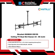 OXIMUS CB15S Dual Ceiling TV Bracket RightKiri 43 - 86 inches