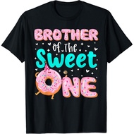 Brother Of The Sweet One 1St Birthday Donut Theme Family Gift T-Shirt