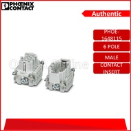 PHOENIX CONTACT 6 POLE MALE CONTACT INSERT (HC-B6-I-UT-M)(PHOE-1648115)