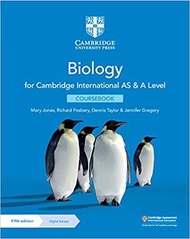 CAMBRIDGE INTERNATIONAL AS & A LEVEL BIOLOGY COURSEBOOK WITH 2 YEARS DIGITAL ACCESS (5ED) - ISBN - 9