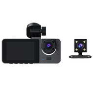 1080P Car Dash Camera Front and Rear Inside,2.0 Inch IPS Screen,Night Vision,G-Sensor,Loop Recording