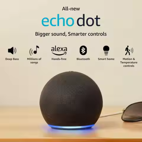 for Original Echo Dot 5th Generation Smart Speaker Echo Dot (5th Gen) Clock Time Display Echo Dot5
