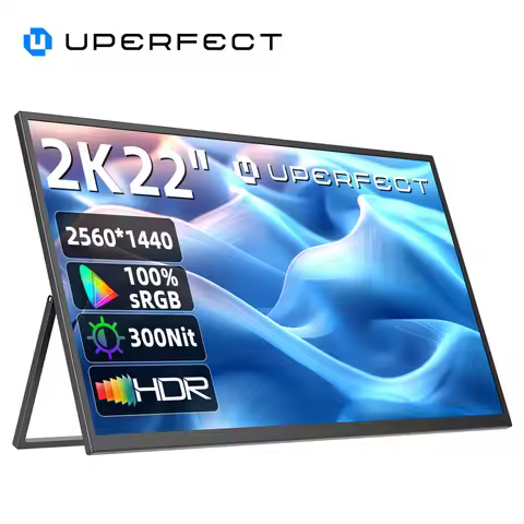 UPERFECT UMax 22 Computer Display 22inch Monitor 2K 1440P 100% sRGB IPS Screen w/ Stand For Laptop P