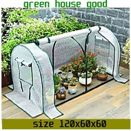 little green house โรงเรือนโรงเพาะไม้เล็กและ แคคตัส ประกอบง่ายสินค้าวัสดุคุณภาพพร้อมส่งในไทย ขนาด 120x60x60 สีใส