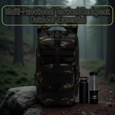 Outdoor 3P Tactical Backpack 30L First Aid Bag Sport Trekking Hiking Camping Hunting Knapsack Climbi