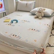Mattress Pure Cotton Single Set Bed Sheet Three-Piece Set RTT5