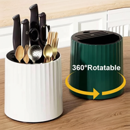 GEESO 360° Rotating Cutlery Holder – Multifunctional Knife, Spoon & Chopstick Organizer