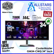 Cooler Master GM34-CWQ ARGB / 34" Inch / 21:9 / 1500R Curve / 3440x1440 / 144Hz / HDR400 (CMI-GM34-CWQA) Gaming Monitor