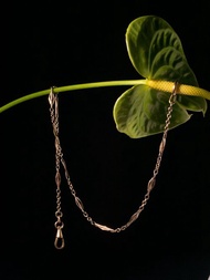 1900s 法國 幾何菱紋懷錶鍊