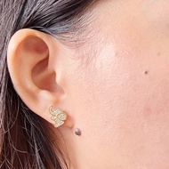 GS aksesoris [[ Piercing 1 Pcs ]] - Anting Piercing Gajah Emas Tembaga Anti Karat AAE0013 Earrings