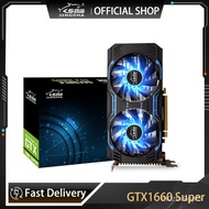JINGSHA GTX 1660 Super E-sport 6G Graphic Card Nvidia GDDR6 GPU 192bit Video Gaming 12nm RGB Lightin