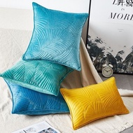 Bantal Sarung Bantal Persegi Pejabat Tepi Katil Tanpa Teras Belakang Kusyen Sokongan Lumbar 45x45 Ba