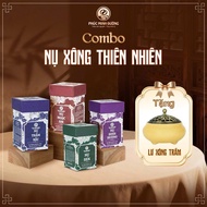 Combo of 4 Types of Natural Steamed Buds | Lotus Bud - Ngoc Am - Bac Agarwood - Clove | Free Agarwoo