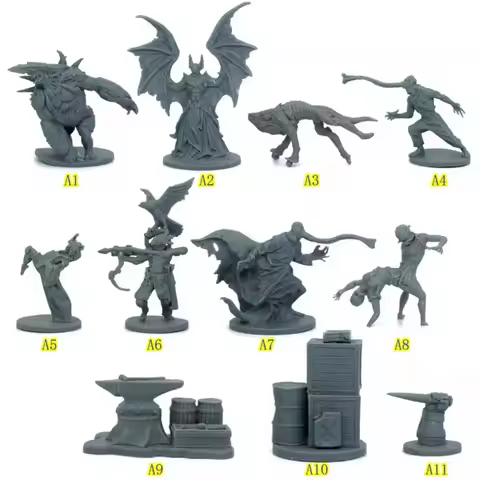 TRPG board game miniatures Cthulhu Death May Die The Order of Vampire Hunters Grelrok LORD MARKU Var