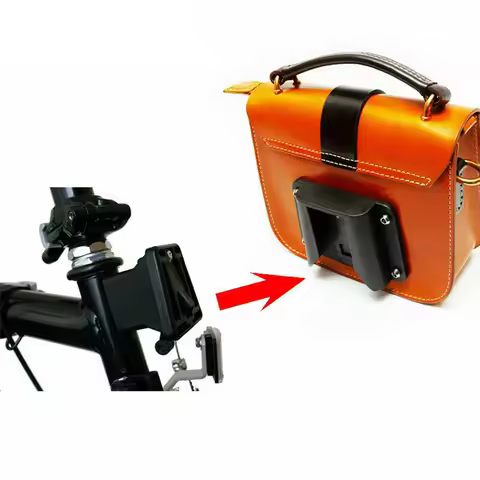 CGDS-2X Bike Carrier Block Adapter For Brompton Folding Bike Bag Rack Holder Front Carrier Block Mou