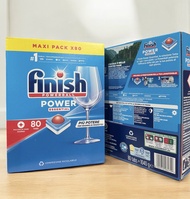 Finish ก้อนล้างจาน ผลิตภัณฑ์ล้างจานชนิดก้อน 100เม็ด สำหรับเครื่องล้างจาน Power All in1 Dishwasher