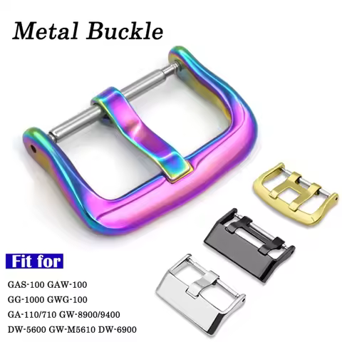 Steel Watch Buckle for DW5600/6900 GW-M5610 GA110/700 GW8900/9400 GG1000 Watch Band Buttons Acessori