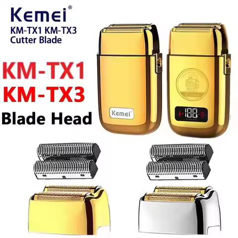 For Kemei Professional Replacement Foil and Cutter Blades Set Suitable For Kemei TX1 Shaver Original