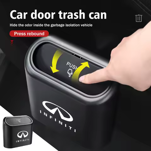 Car Door Hanging Trash Can Storage Box Auto Accessories For Infiniti G35 G37 JX35 Q50L M25 EX35 EX25